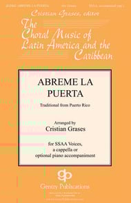 cover Abreme la Puerta SSAA choral sheet music cover